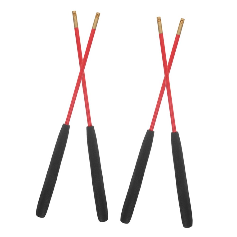 VANZACK 2Pairs Diabolo Handsticks with Antislip Handle Rods with Head Design for Enhanced Balance and Easy String Attachment Juggling Diabolo