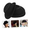 GALPADA 4Pcs Delicate Small Hat Miniature Jazz Hat Photo Props for Dolls Lightweight Party Cosplay Headdress for Doll Decoration Crafting view 3
