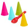 BCOATH 1Set Sand Ice Molds Lightweight Digging Spoons for Beach Fun Portable Plastic Beach Sand for Creative Play Outdoors School view 1