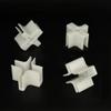 10PCS RC Airplane Plastic Motor Mount Cross Brushless Motor Mount Base for RC Airplane Plane Helicopter 22 Series Motor Mount Part (White) view 1