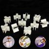 10PCS RC Airplane Plastic Motor Mount Cross Brushless Motor Mount Base for RC Airplane Plane Helicopter 22 Series Motor Mount Part (White) view 2