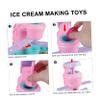 BESPORTBLE 1Set DIY Ice Cream Set Simulation Dessert Machine with Color Clays Molds Safe Educational for for Christmas Birthdays view 4