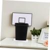 ABOOFAN Indoor Basketball Hoop Trash Can Holder Mini Hoop Stand for Adults Height Basketball Trash Can for Home Office Use Fun Waste Sorting view 4