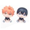 2pcs Tobio Kageyama Figure Shoyo Look Up Figure Mini Anime Figurine Cake Topper Decoration Shoyo Statue Handmade Collectible Gifts view 1