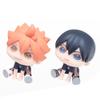 2pcs Tobio Kageyama Figure Shoyo Look Up Figure Mini Anime Figurine Cake Topper Decoration Shoyo Statue Handmade Collectible Gifts view 3