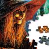 Rocorose Halloween Jigsaw Puzzle 1000 Pieces, Halloween Witches Puzzle for Adults Scary Jack - o - Lanterns Puzzles Haunted House Skeleton as Party Decor and Ideal Gift view 3