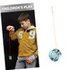 SUPVOX Yoyo Balls with String Yo Yo for Smooth Performance Trick Ball Fun Relief Plaything for Hand Eye Coordination and Flexibility Gradient Design view 4
