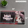 ANIME Impulse x Mori Calliope Desktop Gaming Mousepad, hololive Production Officially Licensed Premium Grade Non-Slip TCG Playmat or Office Desk Mat for Keyboard and Mouse view 2