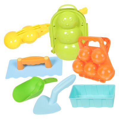 Abaodam 1Set Tool Kit Professional Maker with Clip Snowman Maker Ball Clips Compact for Fun Winter Activities