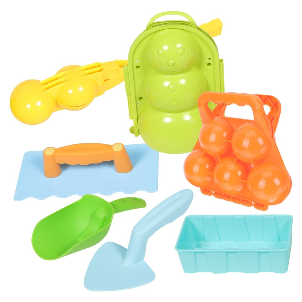 Abaodam 1Set Tool Kit Professional Maker with Clip Snowman Maker Ball Clips Compact for Fun Winter Activities