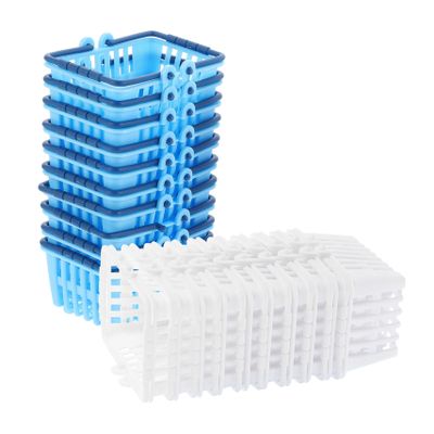 CIYODO 20Pcs Miniature Shopping Basket Realistic Desktop Decoration Utility Storage for Organizing Items and Enhancing Playtime Fun