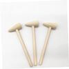 LIOOBO 20Pcs Mini Wooden Hammer for Mallets with Smooth Surface for for Educational Fun and Cake Pounding Activities view 3