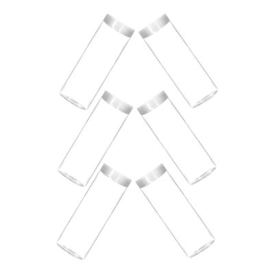 BESPORTBLE 6Pcs Clear Coin Tubes for Coin Storage Coin Holders for Quarters Dimes and Pennies Moisture Coin Collection Storage Design
