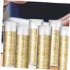 BESPORTBLE 6Pcs Clear Coin Tubes for Coin Storage Coin Holders for Quarters Dimes and Pennies Moisture Coin Collection Storage Design view 4