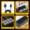 JMBricklayer LED Light Kit Building Blocks Set, 2x6 Light Up Bricks with Light-Sensing Mode, DIY Lighting Accessories Decoration Toys Compatible with Major Brands view 4