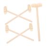 FOYTOKI 5Pcs Mini Wooden Hammer Mallet Creative Beating Gavel for Boys Educational Beat for Develop Hand Eye Coordination and Dexterity view 1