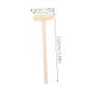FOYTOKI 5Pcs Mini Wooden Hammer Mallet Creative Beating Gavel for Boys Educational Beat for Develop Hand Eye Coordination and Dexterity view 2