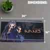 Anime Impulse x Ninomae InaNIS Desktop Gaming Mousepad, hololive Production Officially Licensed Premium Grade Non-Slip TCG Playmat or Office Desk Mat for Keyboard and Mouse view 2