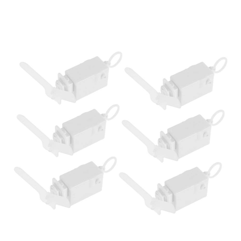 SUPVOX 6Pcs Wind Up Movement Mechanism DIY Plaything Parts with Pull String Wing Movement for Creative Crafting and Upgrades Reliable Plastic for Engaging Fun