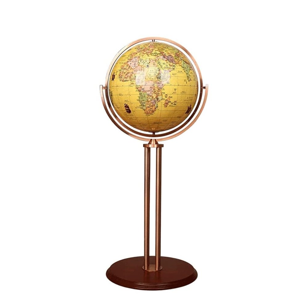 JDXQBLD Practical Globe 16.5 Large World Globe Standing Educational Globe Creativity Geographic World Globe for Mapping Travels Beautifully DecorWorld Globe B
