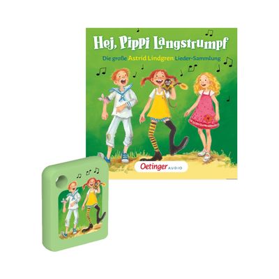 Galakto Audio Token: Astrid Lindgren - Hej, Pippi Longstocking. The Great Astrid Lindgren Song Collection, Music for Children from 4 Years, Playing Time Approx. 37 Minutes