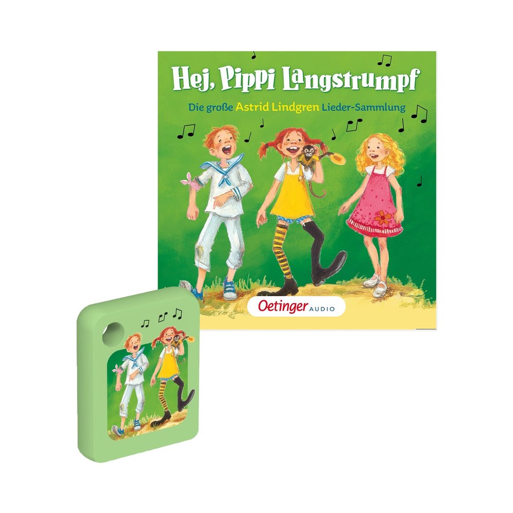 Galakto Audio Token: Astrid Lindgren - Hej, Pippi Longstocking. The Great Astrid Lindgren Song Collection, Music for Children from 4 Years, Playing Time Approx. 37 Minutes