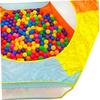 BESPORTBLE 1Pc Vibrant Orange Play Tent Castle Playhouse for Indoor Outdoor Fun Water Resistant Mat Mesh Design for Comfort for Boys Entertainment Activities view 4