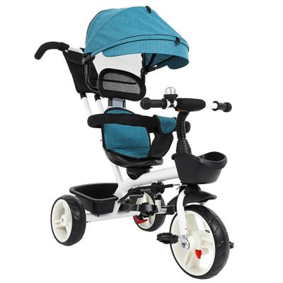 POPETPOP Tricycle Stroller with Sunshade for Years Lightweight Portable Comfortable Safe Ride for Boys