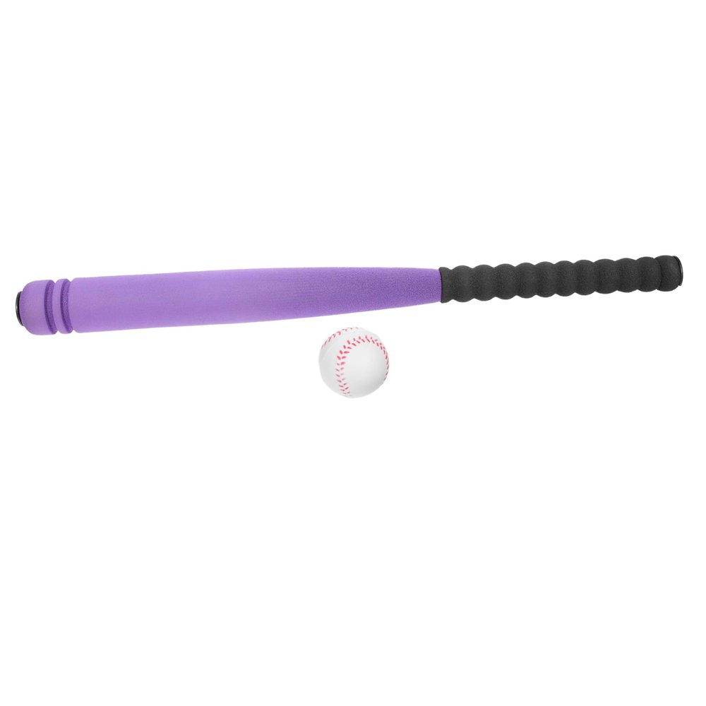 Abaodam 1Set Funny Baseball Sponge Rubber Bat and Ball Safe Outdoor Indoor Play Accessory for Boys for Backyard Fun and Parent Bonding