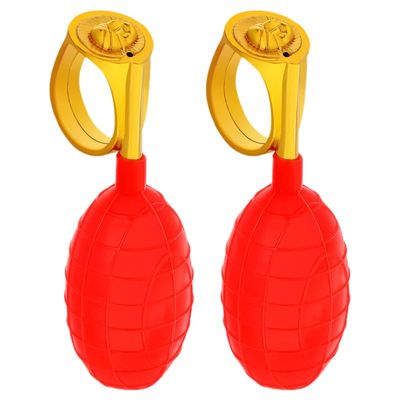 2 Pack Water Squirt Ring Prank Toy Adjustable Water Squirting Ring for April Fool S Day Party Favor Practical Joke Prop for Kids and Adults