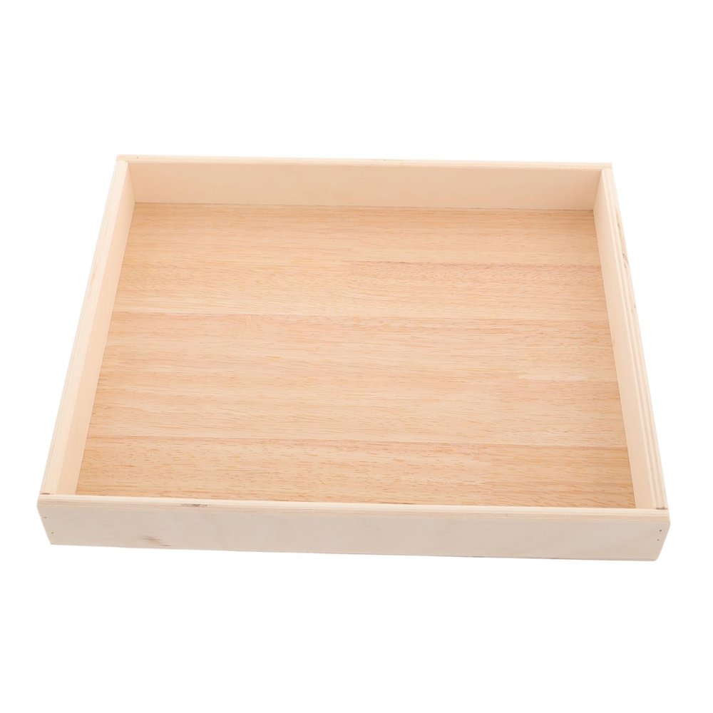 Abaodam Square Mini Sandbox for Multifunctional Play Tray and Sand Storage Container for Indoor Outdoor Activities for Compatible with Sandbox Mini Tools