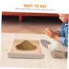 Abaodam Square Mini Sandbox for Multifunctional Play Tray and Sand Storage Container for Indoor Outdoor Activities for Compatible with Sandbox Mini Tools view 3