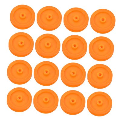 Abaodam 50Pcs Plastic Pulley Wheels for DIY Rc Cars Planes Multi Functional Replacement Parts for Upgrading and Repairing Enhanced Stability Smooth