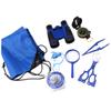 Abaodam 1Set Outdoor Observing Kit for Lightweight with Magnifying Lens Telescope for Hiking and Wilderness Exploration Blue view 2