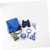 Abaodam 1Set Outdoor Observing Kit for Lightweight with Magnifying Lens Telescope for Hiking and Wilderness Exploration Blue view 3