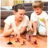 BESTonZON 100Pcs Miniature People Models Figurines Fine Detail Micro Figures for Scenic Layouts Safe Paint Lightweight for Dioramas and Educational Play view 3