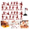 BESTonZON 100Pcs Miniature People Models Figurines Fine Detail Micro Figures for Scenic Layouts Safe Paint Lightweight for Dioramas and Educational Play view 4