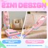 SMILESSKIDDO Kids Toy Vacuum & Piggy Bank Set - Real Working Vacuum for Chores, Earn Commission to Save, Teaches Money Skills & Responsibility, Educational Cleaning Toy, Birthday Gift for Boys & Girls view 3
