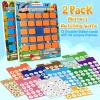 2 Pack Matching Memory Game for Kids Age 3 4 5 6 7 8 Years Old, Travel Toy for Toddlers Boys Girls, Road Trip Travel Essentials for Kids, Airplane/Car/Camping Activity, Ideal Christmas, Birthday Gifts view 2