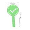 Gogogmee 2Pcs Handheld Answer Paddle Board for Teachers and Students Interactive Game Judging Props for Classroom Activities view 2