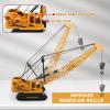 victob Metal ABS Crane Toy, Diecast Construction Vehicles Crane Model Car with Manual Lifting Button, Truck Building Toys for Kids Boys Ages 3-7, 8-12 Christmas and Birthday Gifts view 4