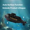 FunXylophy Mini Remote Control Submarine Boat, 2.4G 6CH RC Waterproof Boat Diving in Pools, Bathtubs, Water Parks, Summer Gifts (Blue) view 4