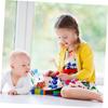 HOMSFOU 5Pcs Mini Wooden Hammers for Lightweight Plaything for Building Blocks Crafting Safe Comfortable Grip for Hand Training for Egg Activities view 2