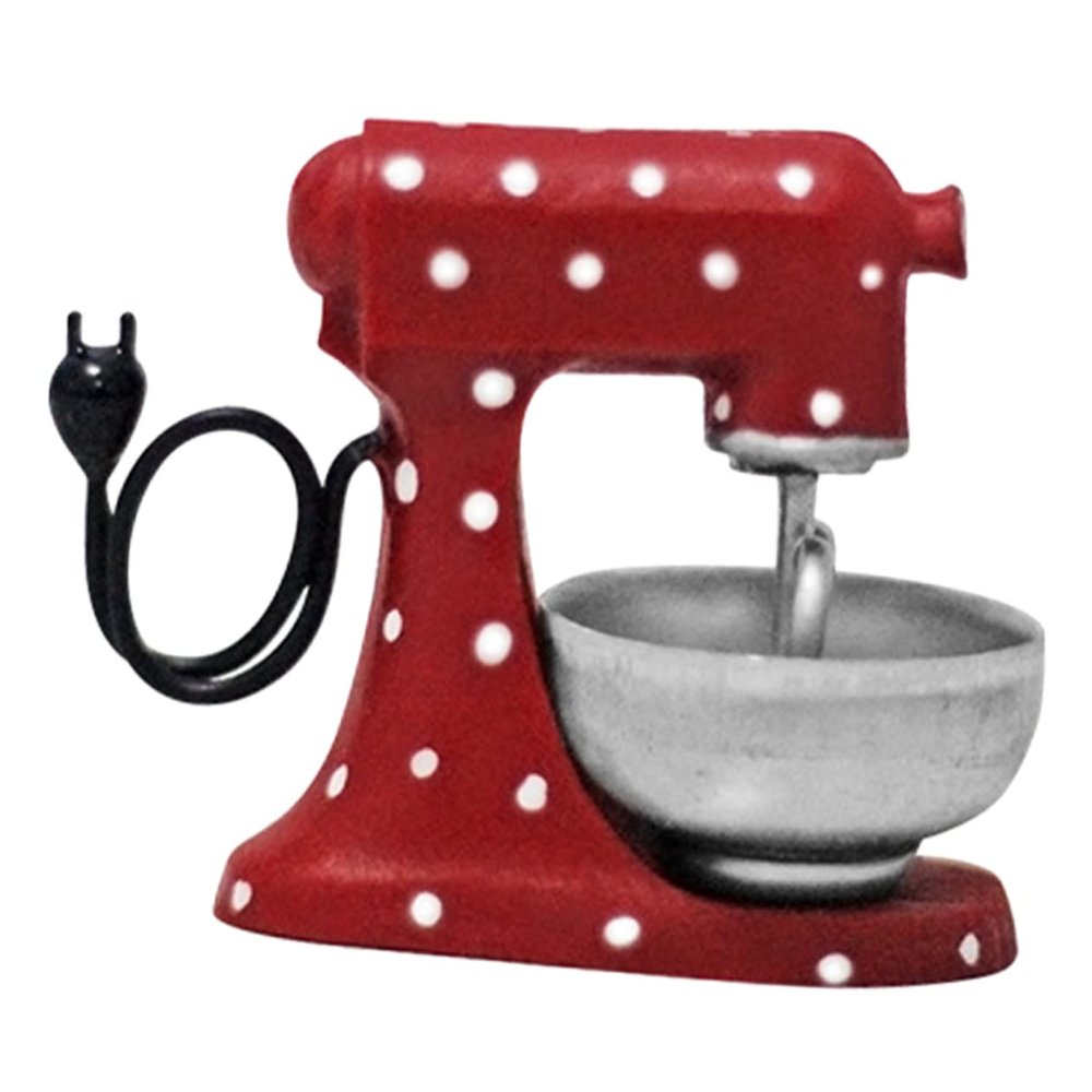 FELTECHELECTR Miniature Kitchen Mixer Model Kitchen Appliance for Pretend Play Educational Cooking for Boys Develops Imagination and Hand Eye Coordination