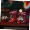 FELTECHELECTR Miniature Kitchen Mixer Model Kitchen Appliance for Pretend Play Educational Cooking for Boys Develops Imagination and Hand Eye Coordination view 4