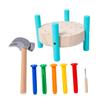 BESPORTBLE 1Set Pounding Platform Hammer for Educational Developmental for Hand Eye Coordination Construction Fun Plaything for Home School Activities view 1