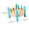 BESPORTBLE 1Set Pounding Platform Hammer for Educational Developmental for Hand Eye Coordination Construction Fun Plaything for Home School Activities view 2