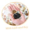 BESTonZON 10Pcs Lockable Piggy Bank Stopper Plastic Replacement Plugs for Money Saving Box with Key for Coin Bank Savings view 3
