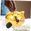 BESTonZON 10Pcs Lockable Piggy Bank Stopper Plastic Replacement Plugs for Money Saving Box with Key for Coin Bank Savings view 4