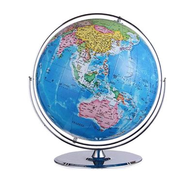 JDXQBLD Practical Globe 19.6in Colorful World Globe 720 Rotation Geographic Globes Large Educational Globe for Home Decoration Beautifully DecorWorld Globe B